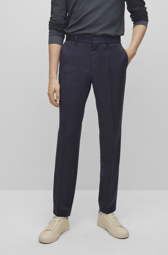 BOSS BOSS Men Business Clothing Trousers Blå