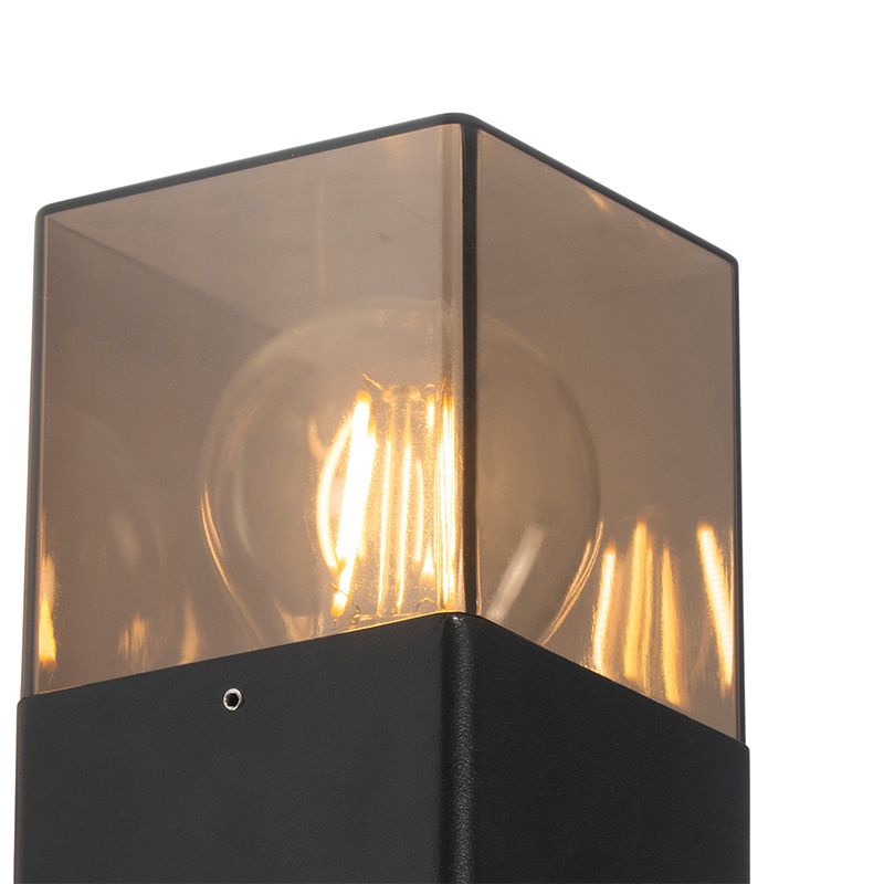Buiten wandlamp zwart IP44 met schemerschakelaar - Denmark