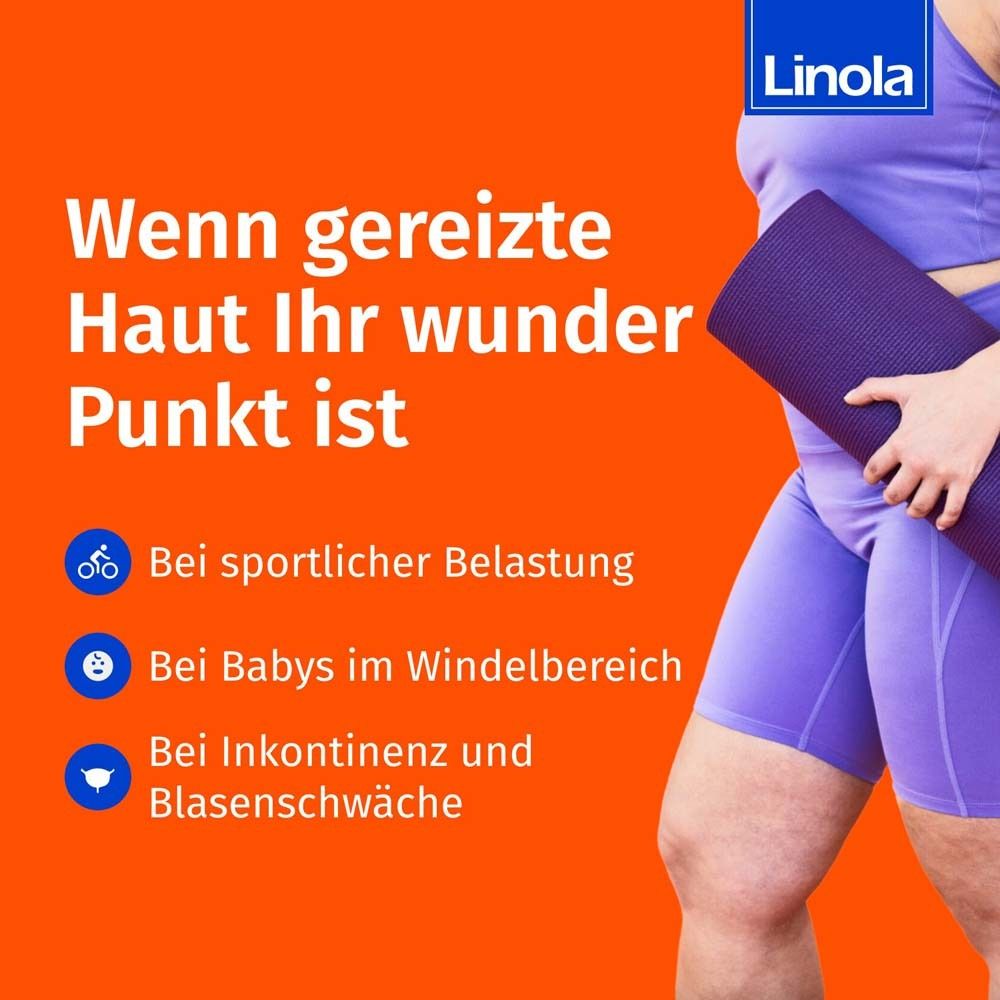 Linola Schutz-Balsam - Wundschutzcreme bei Hautwolf oder gereizter Haut + Linola Gesicht 10ml GRATIS