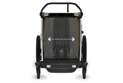 THULE CHARIOT CROSS 2 Gen. 2 Kinderanhänger  alufaded khaki
