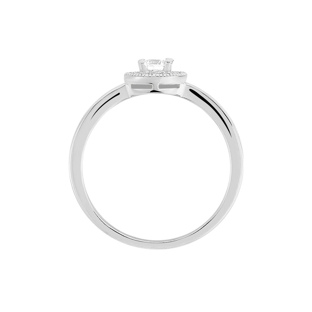 Bague Mélissande Argent Blanc Oxyde De Zirconium