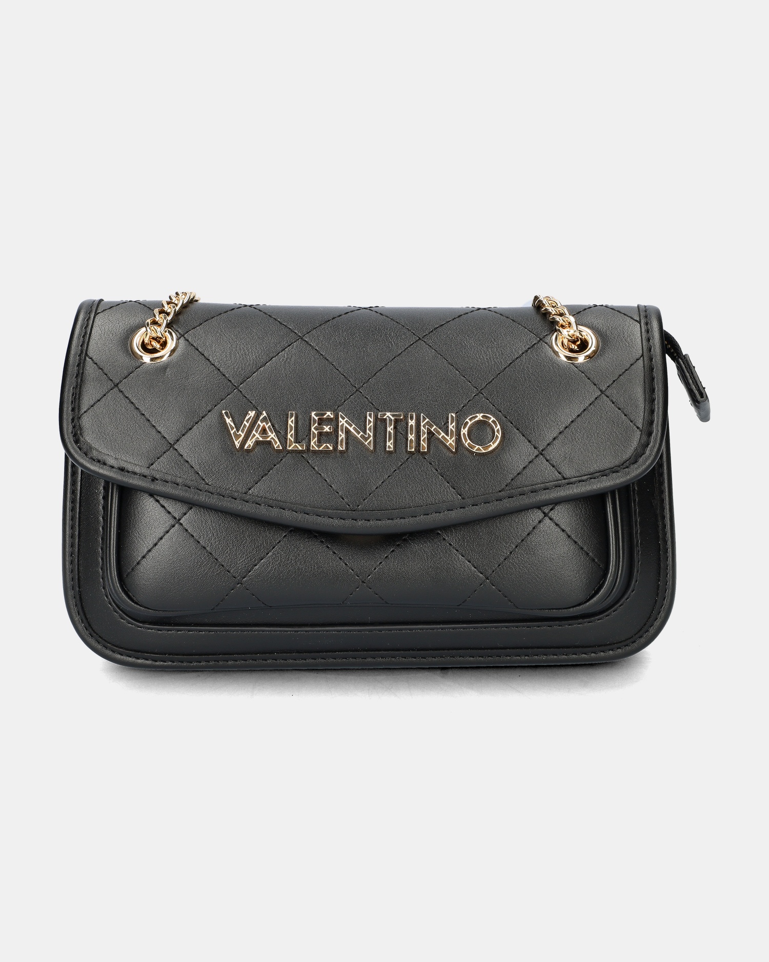 Valentino Mansion Flag Schoudertas  - zwart