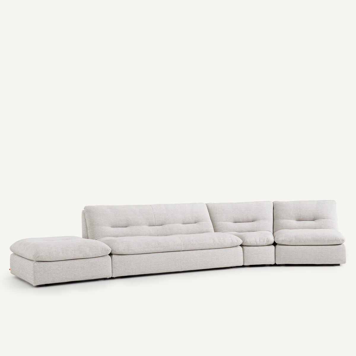 AM.PM<br>Apoio para os pés modular em algodão reciclado, Giuliano