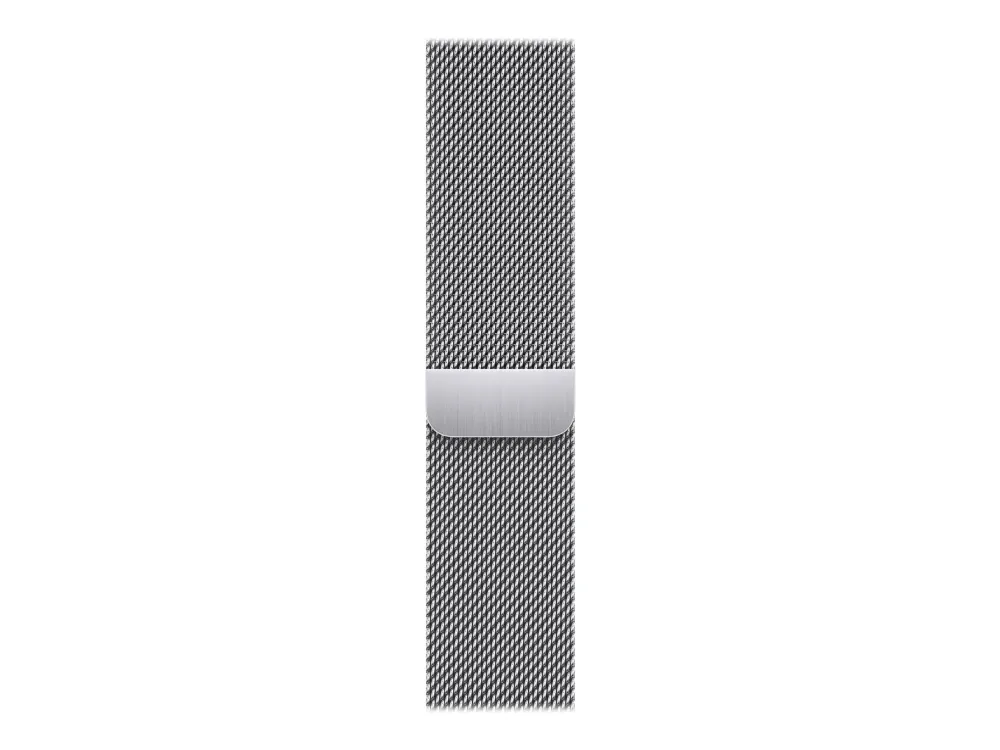 Apple Watch Series 7 (GPS   Cellular) - 45 mm - sølv rustfrit stål - smart ur med milanesisk løkke - rustfrit stål - sølv - håndledsstørrelse: 150-200 mm - 32 GB - Wi-Fi, Bluetooth - 4G - 51.5 g