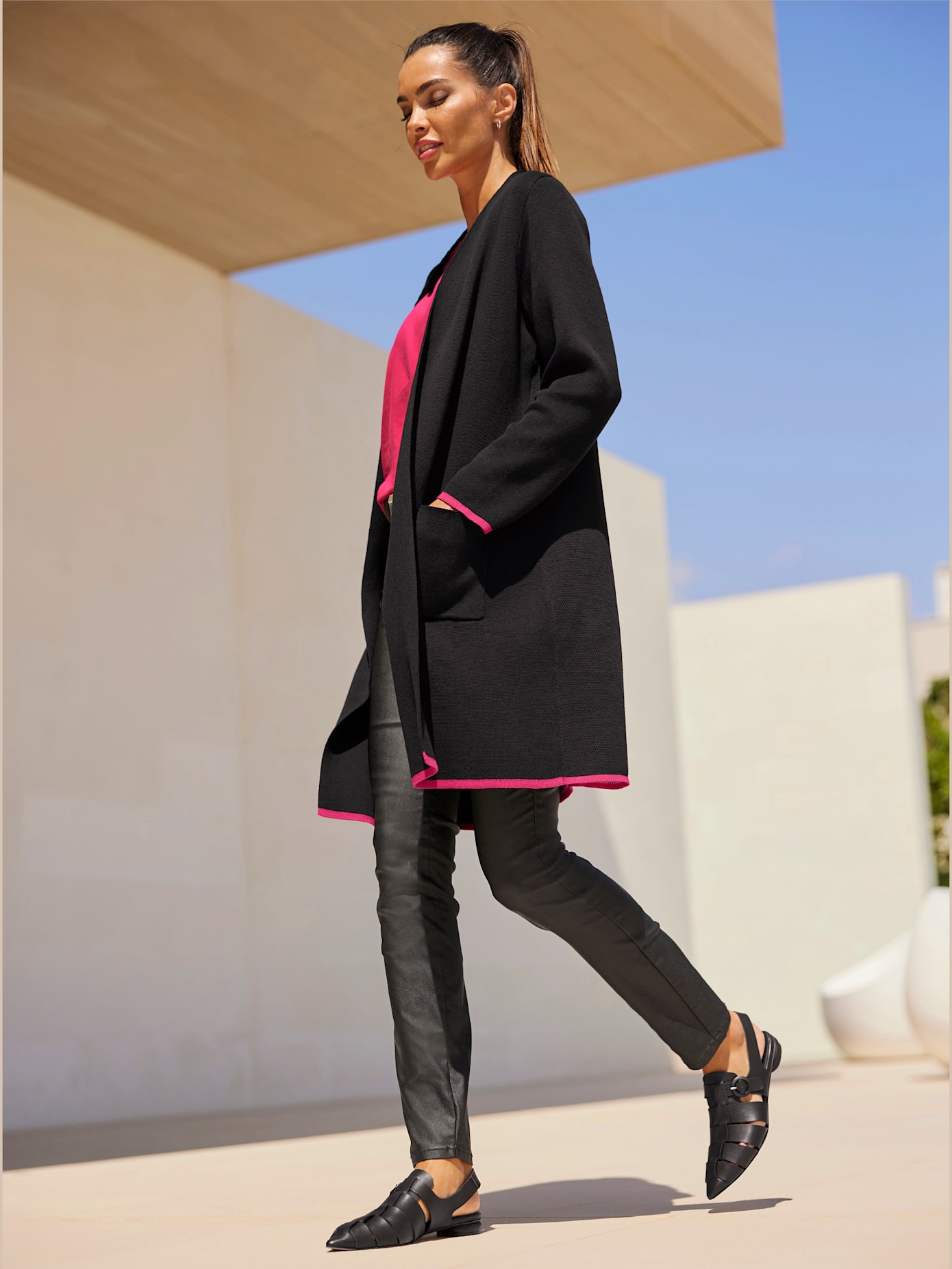 Veste en tricot tricot jacquard de qualité