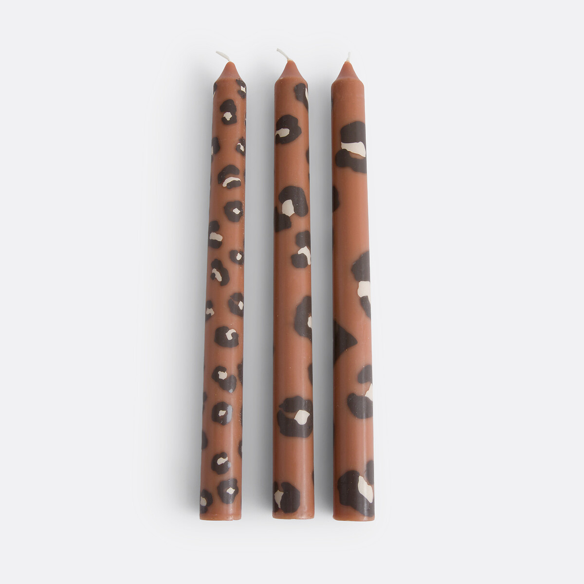 LA REDOUTE INTERIEURS<br>Conjunto de 3 velas com estampa de leopardo, Azhar