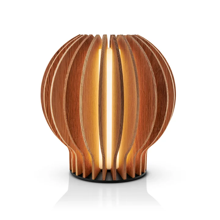 Eva Solo - Radiant LED Akku-Leuchte, Ø 14 x H 15 cm, Eiche
