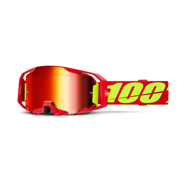 100% - Masque ARmatic - Ecran Mirror Rouge / Jaune