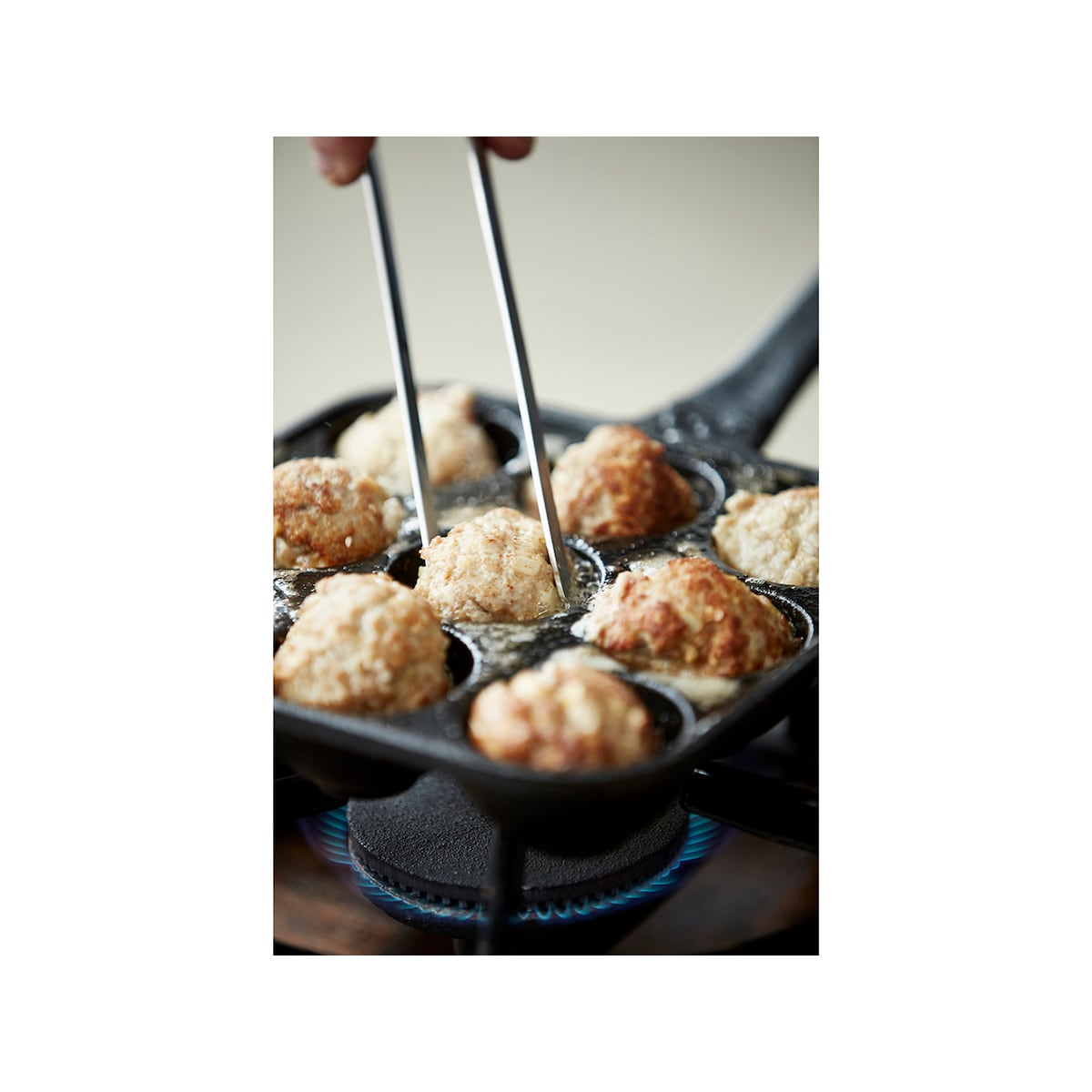 HOLM Pancake puffs pan 33 x 19 x 4,6 cm Black