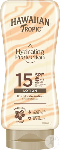 Hawaiian Tropic Silk Hydration Lotion Solaire Protectrice 12h Hydratation IP15 Flacon 180ml