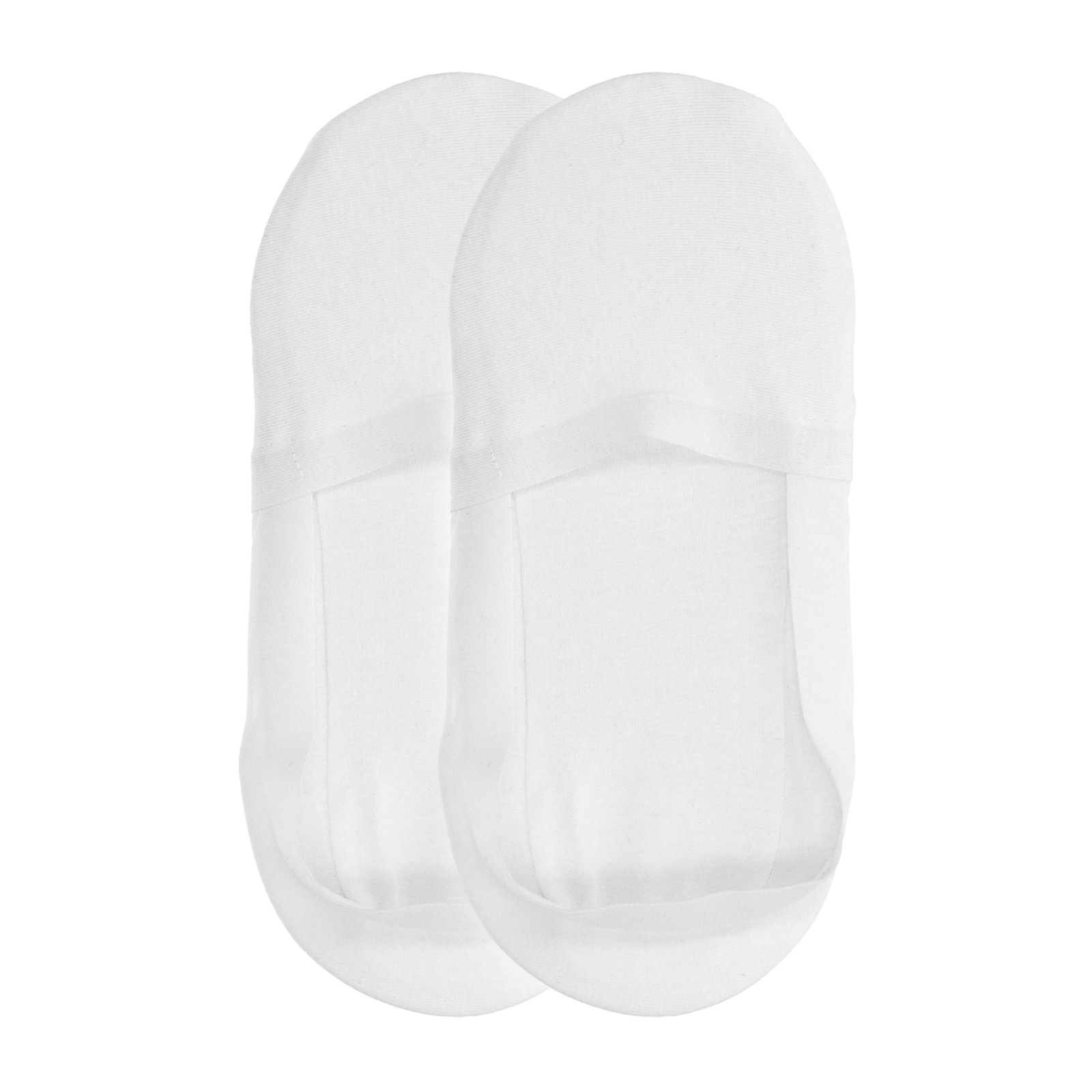 Witte invisible sneaker sokken (2 paar)