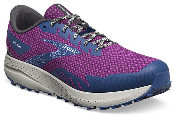 Chaussures Trail Brooks Divide 4 Violet Bleu Femme