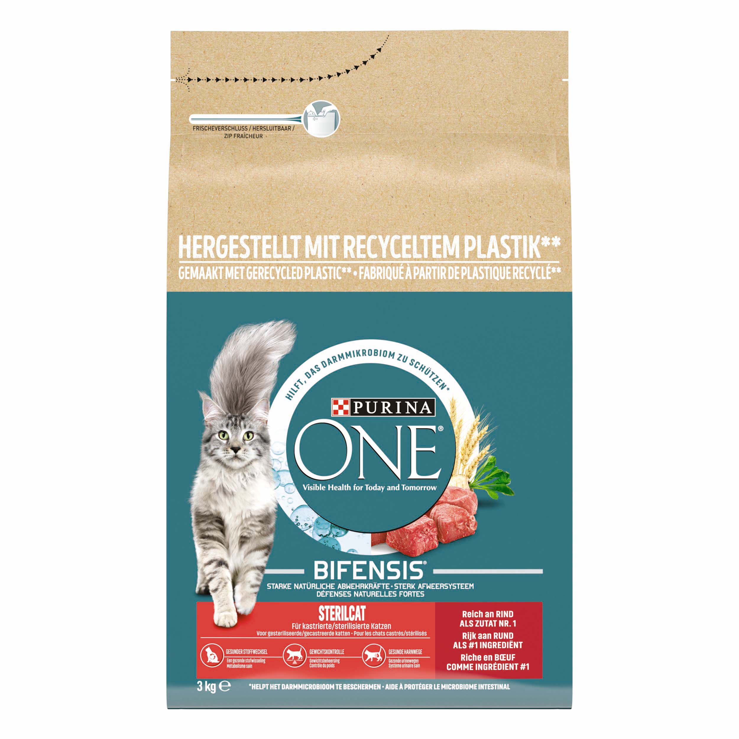 Purina One Sterilcat - Kattenvoer - 3 Kilogram - rund