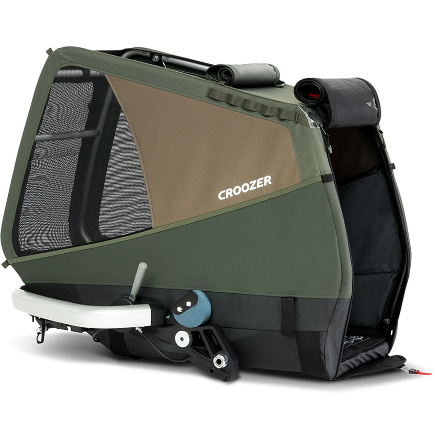 CROOZER Hundefahrradanhänger Dog Enna Moss green