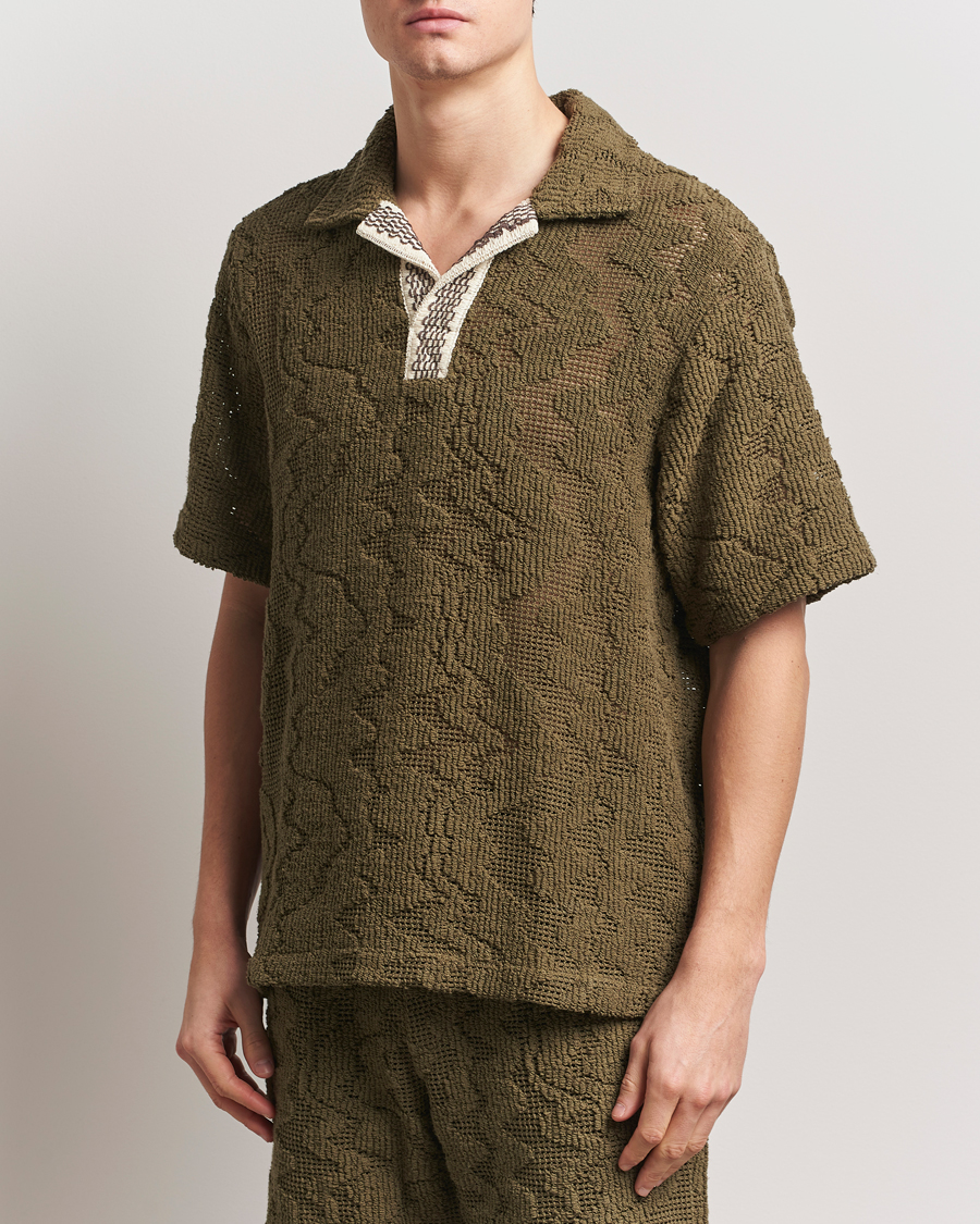OAS Cuba Crochet Shirt Pine Verve