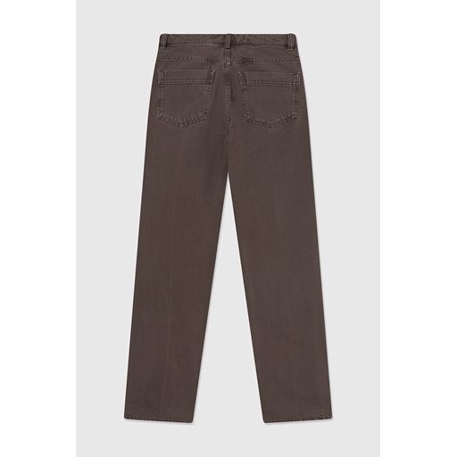 Wood Wood Ilo Rigid Denim Jeans, Dark Coffee, W29/L32