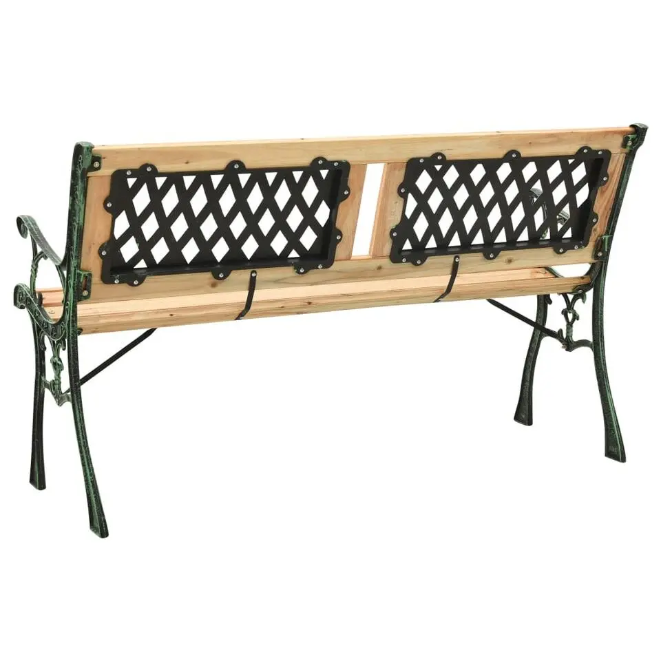 vidaXL - Tuinbank - Groen - Chinees vurenhout - 122 cm