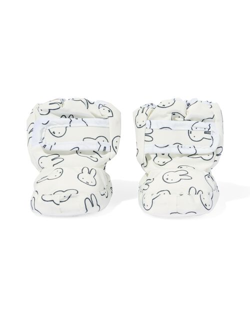 chaussons nouveau-né Miffy rembourrés beige