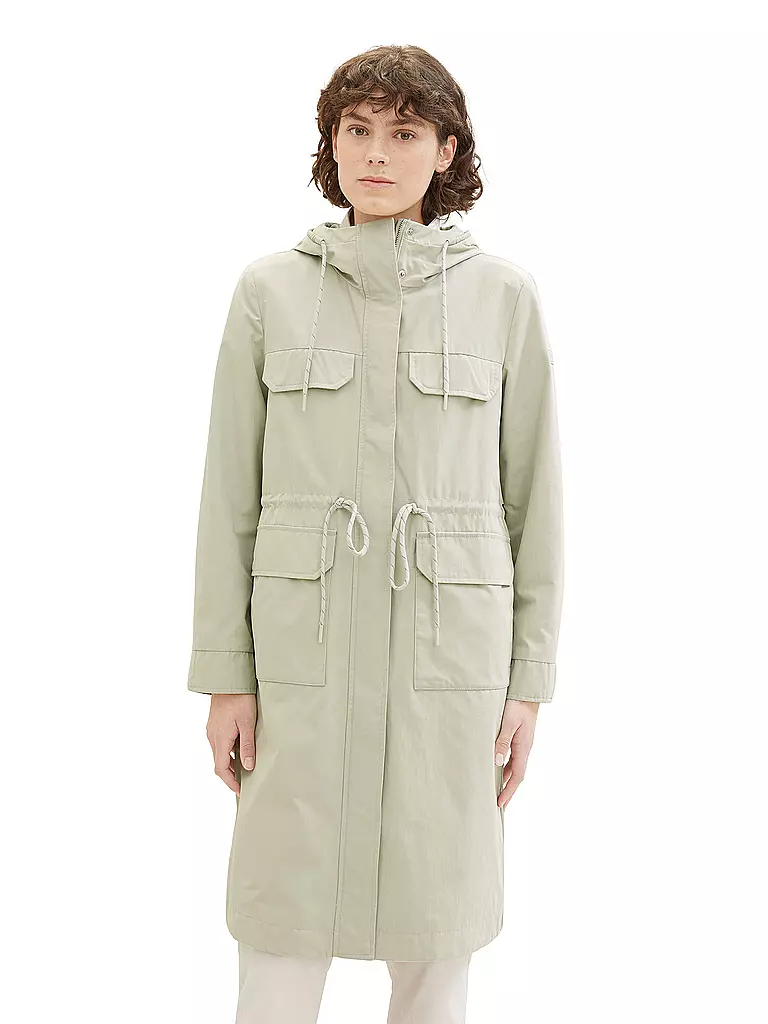 TOM TAILOR Parka grün