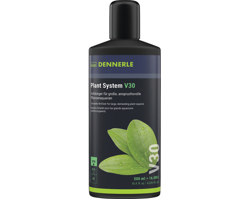Dennerle Plant System V30 aquariumplantenmeststof, 500ml vloeibare complete meststof