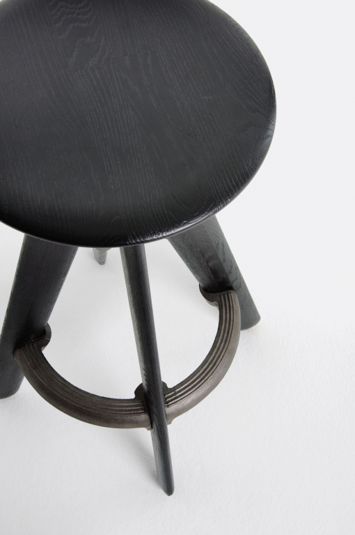 Tom Dixon Slab Bar Stool barkruk zwart