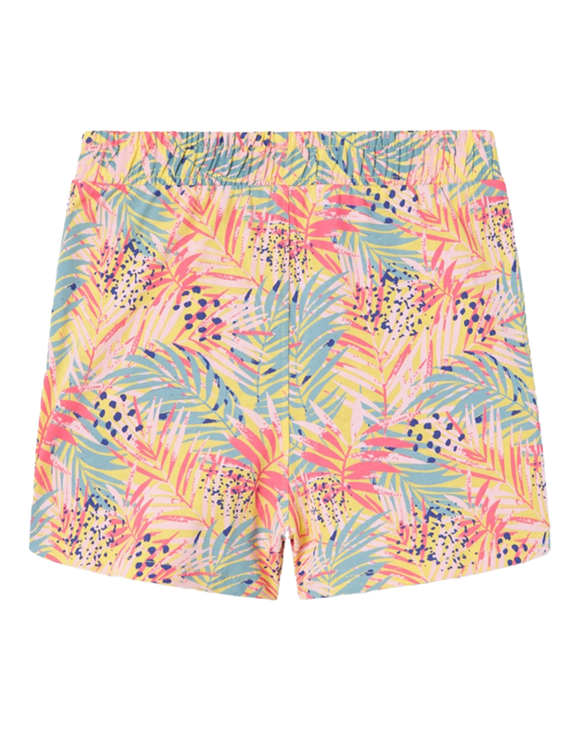 Jersey-Shorts NKFVIGGA LEAVES in yarrow