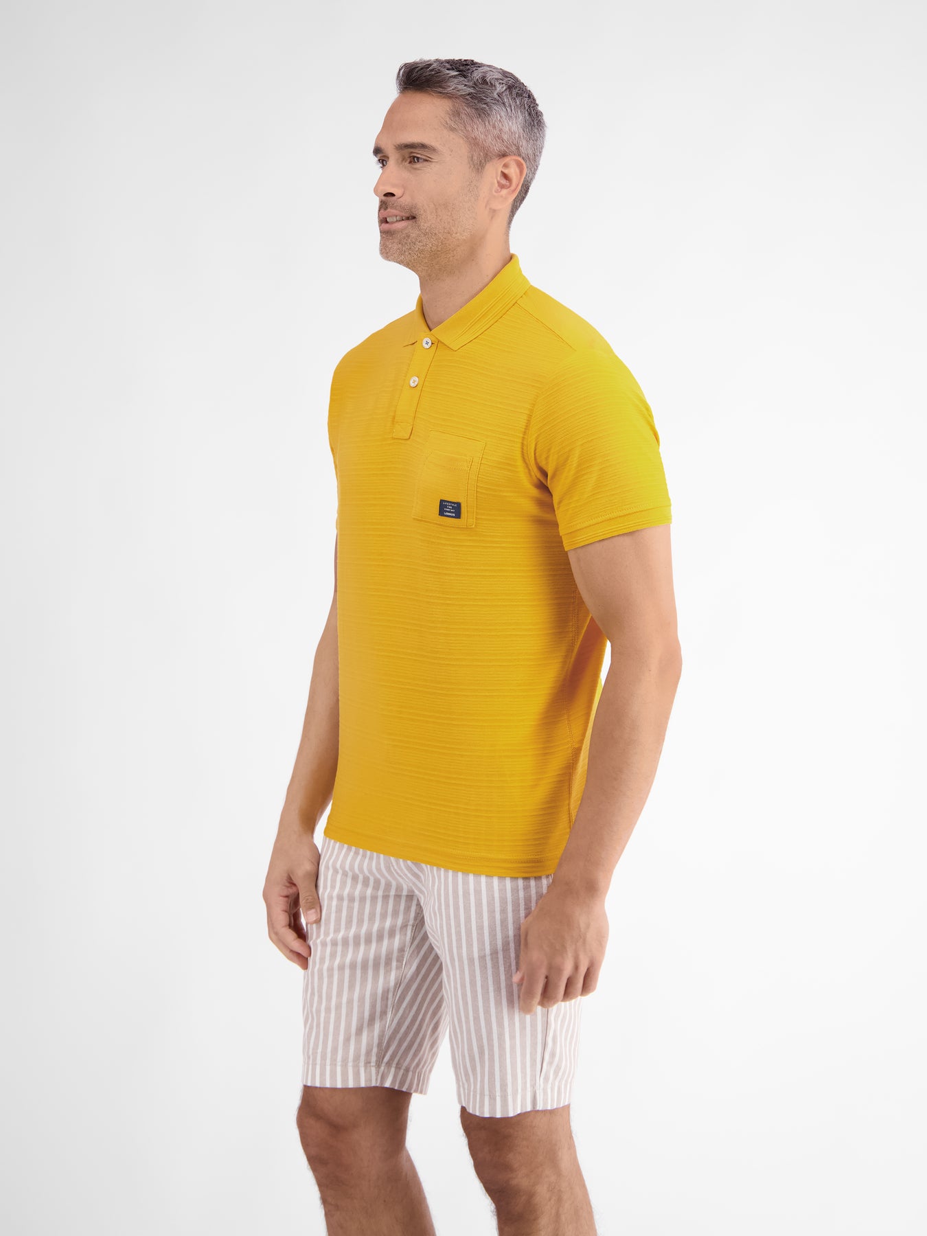 Herren Poloshirt mit aufgesetzter Brusttasche