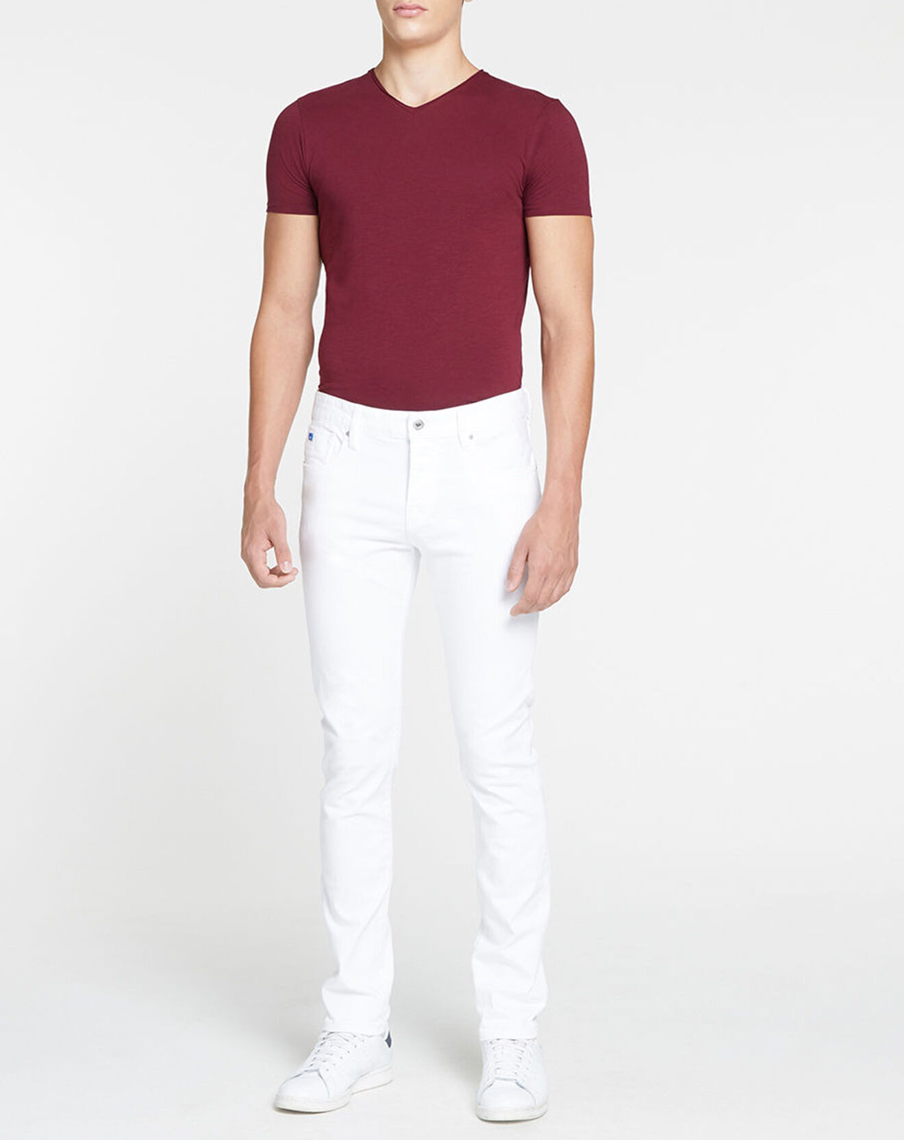 Scotch & Soda Jean Slim Fit Ralton blanc