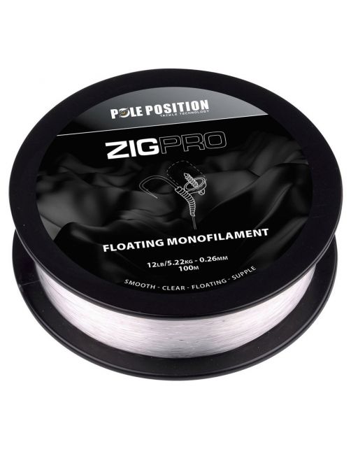 Pole Position Zig Pro Clear 0.26mm 100m - Vislijn -