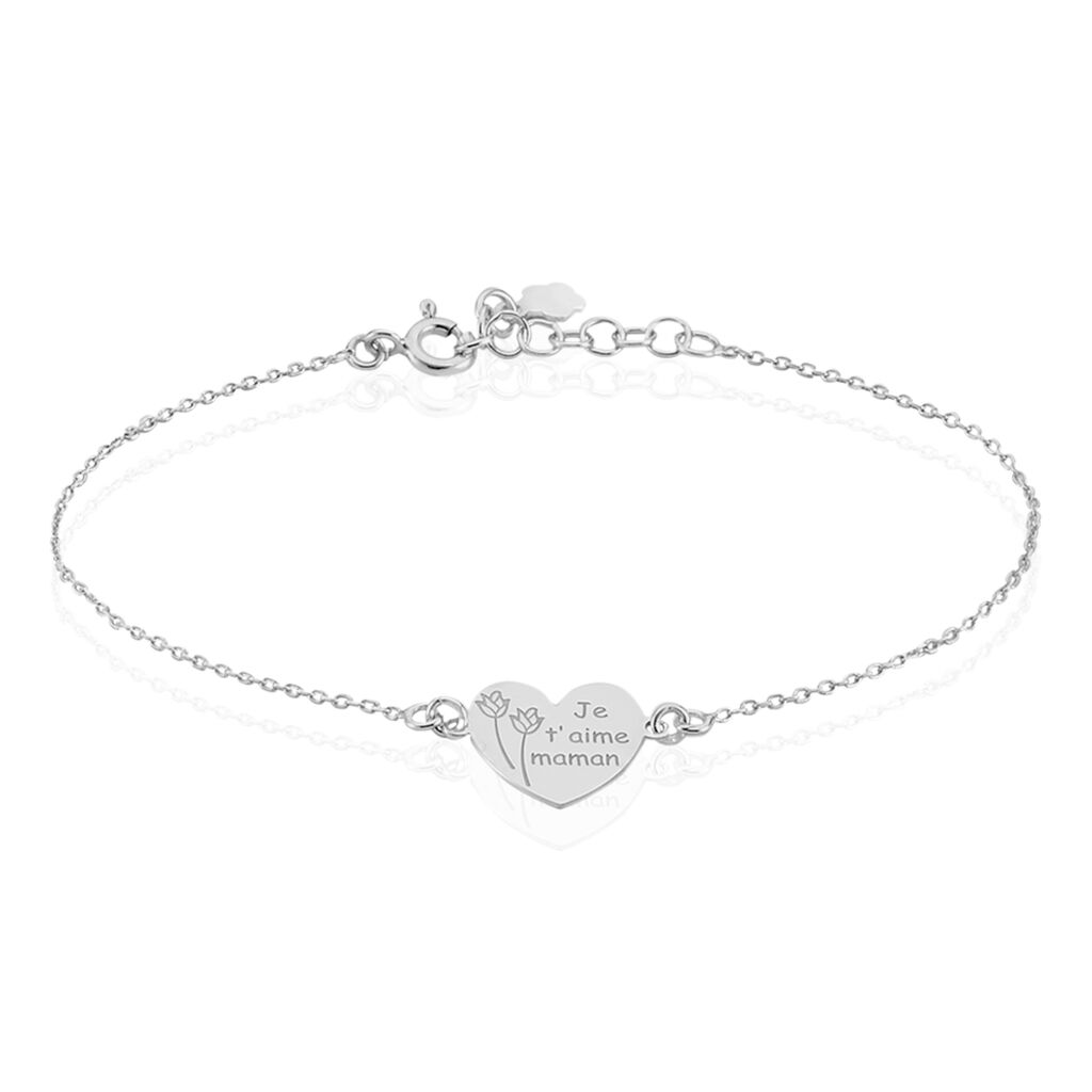 Bracelet Florine Argent Blanc