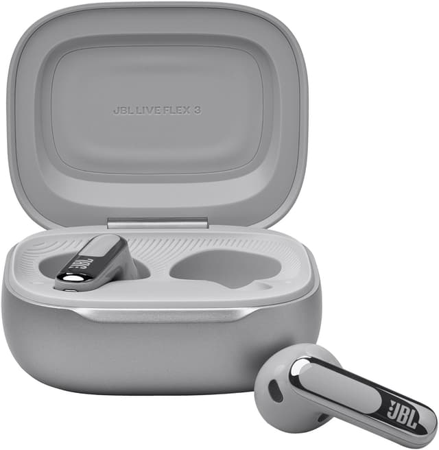 JBL Live Flex 3 true wireless in-ear høretelefoner (sølv)