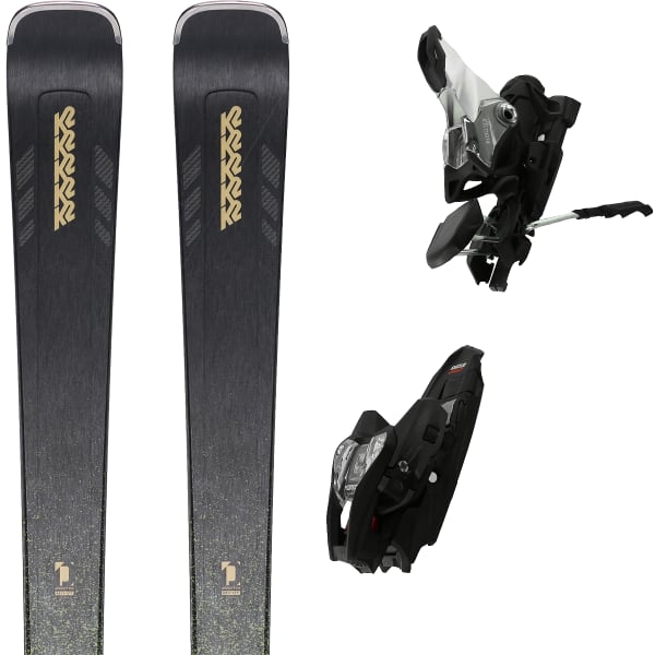 Pack ski K2 DISRUPTION 82TI+MXCELL 12 TCX QUIKCLIK BLACK/ANTHRACITE