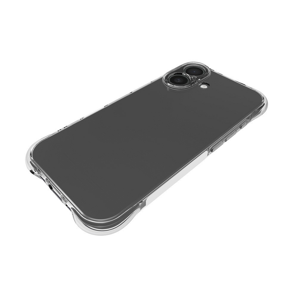 iPhone 17 Gummi Hülle Case Slim Design mit Air Cushion Fallschutz - Transparent