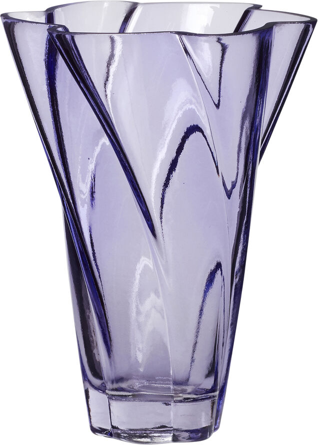 Hübsch Bloom Vase Purple Lilla