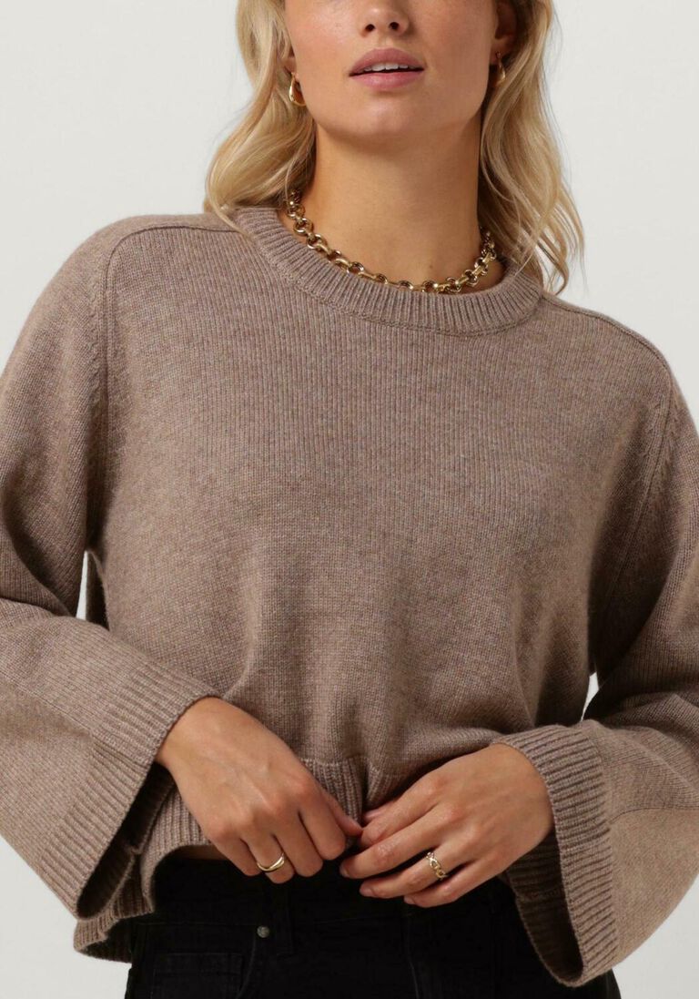CO\\'COUTURE beige co'couture trui maja crop o knit
