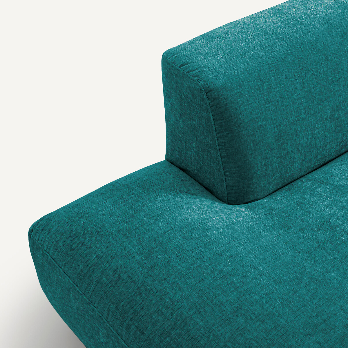 AM.PM<br>Sofá de canto direito tamanho XL em veludo chenille, Jacopo