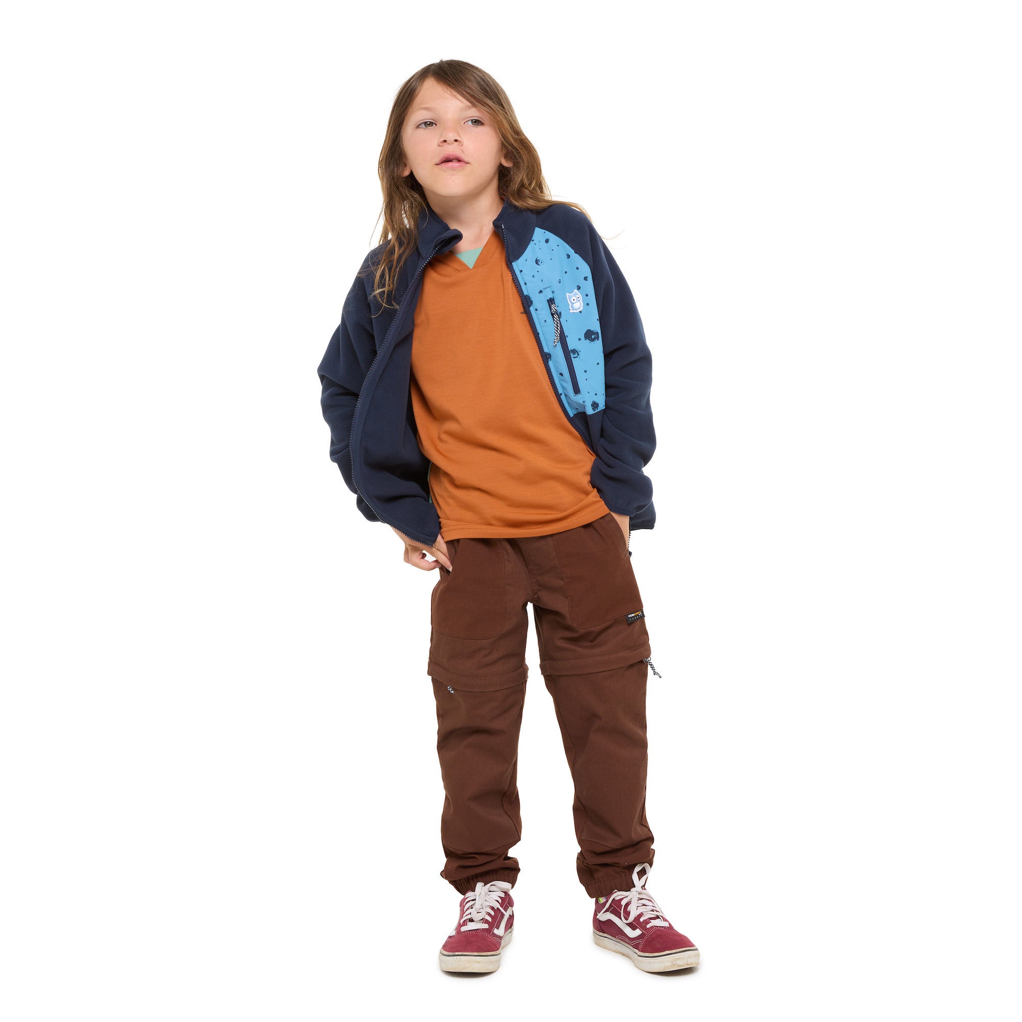 Fleecejacke Bio Avan Galaxy Zipin True Navy Bluebalu