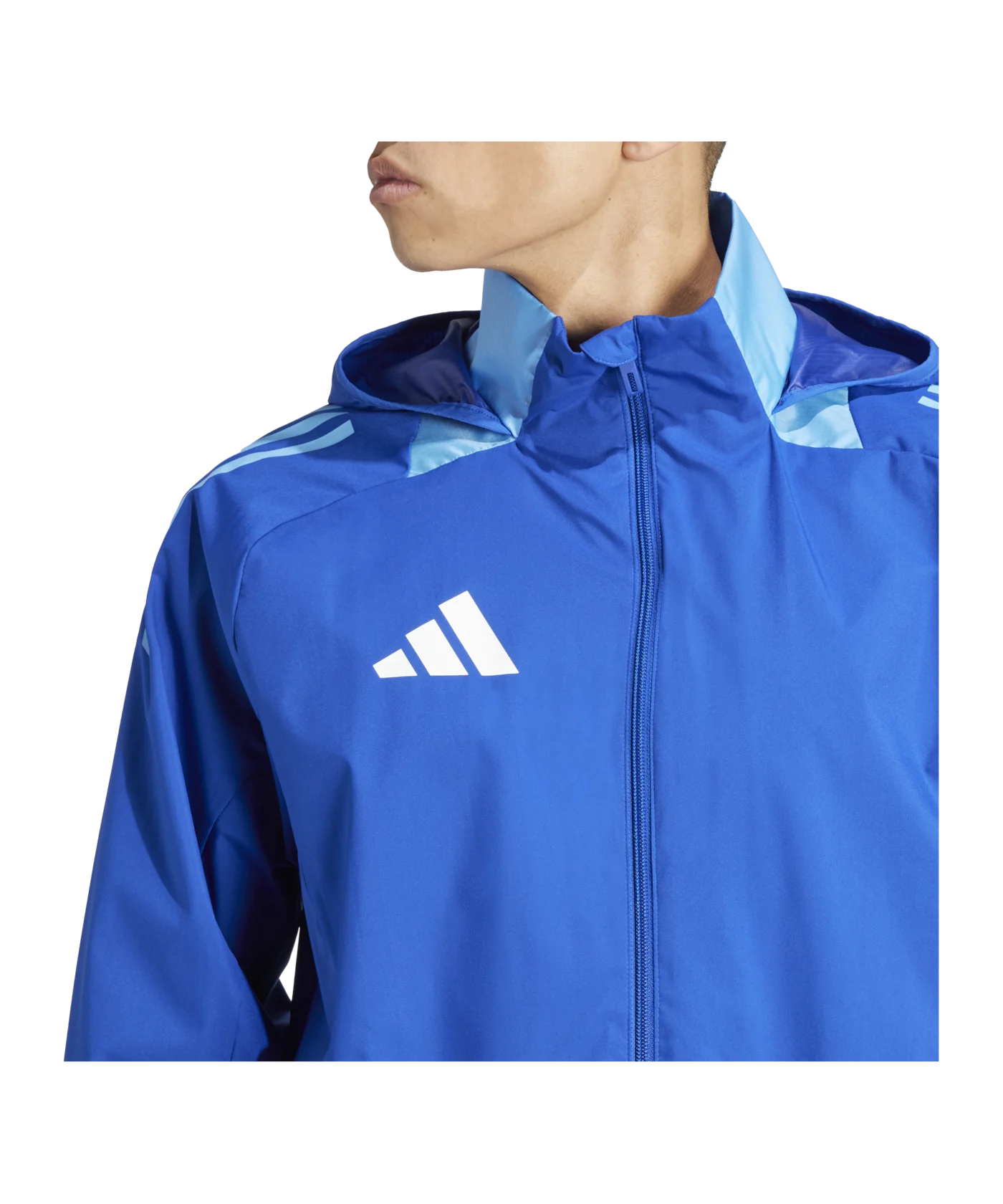 adidas Tiro 24 Competition Allwetterjacke Blau
