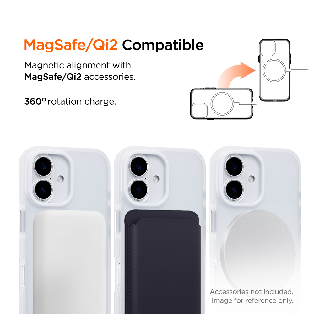 iPhone 17 MagSafe Blizzard Case GRS Schutzhülle aus Recycelten Materialien (EGCA00908) - Weiss