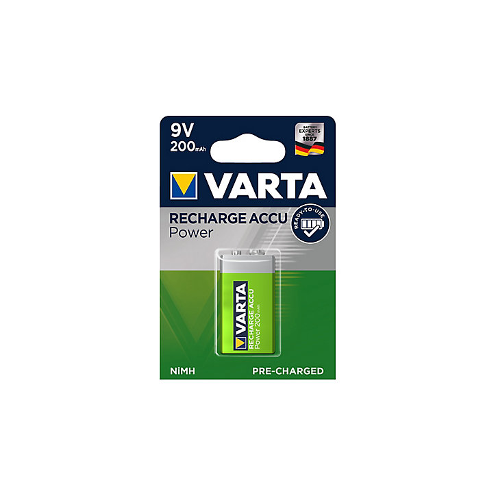 Pile rechargeable Ni-MH 9V (PP3) Varta
