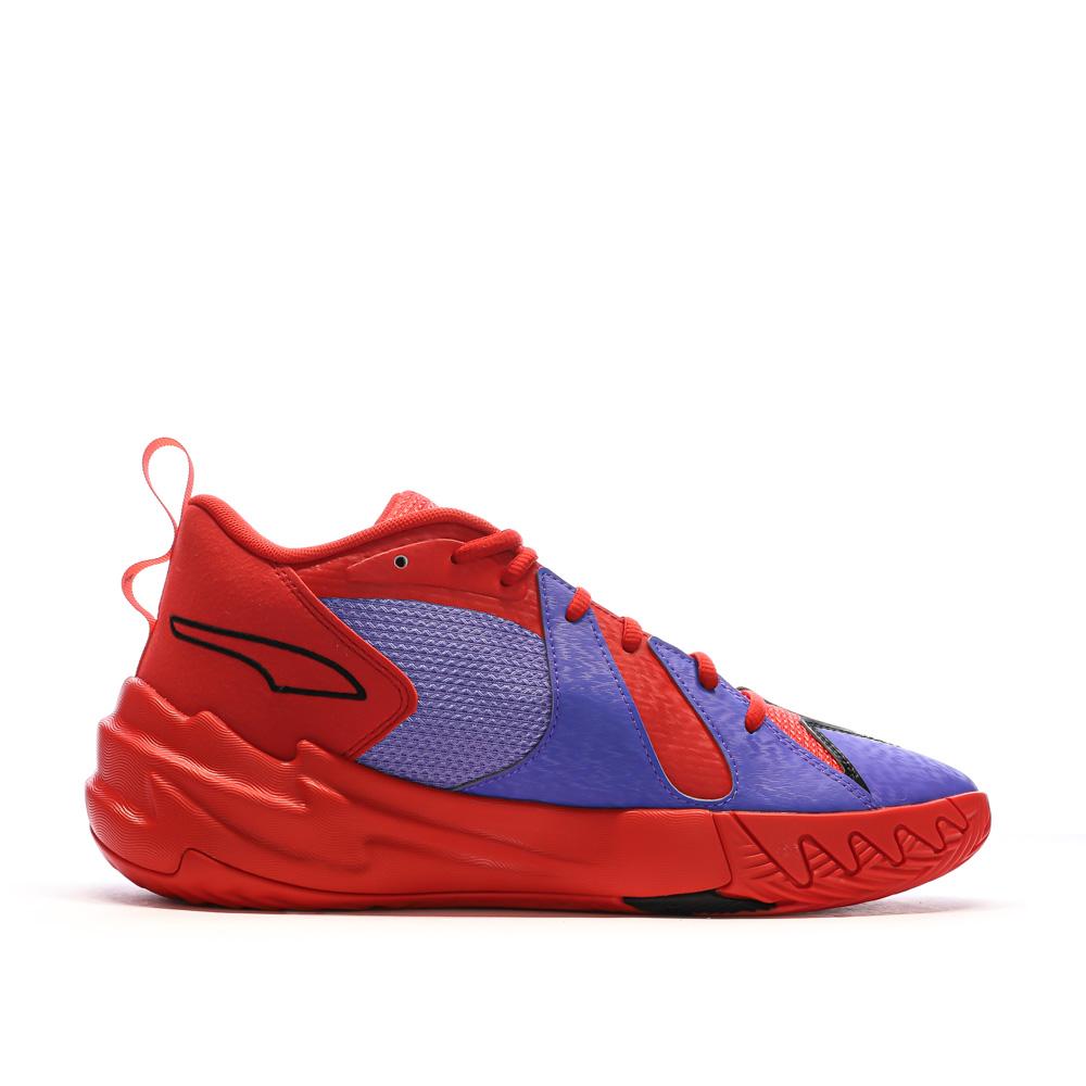 Puma Chaussures de Basketball Violet/Rouge Homme Puma Scoot 1 PRED