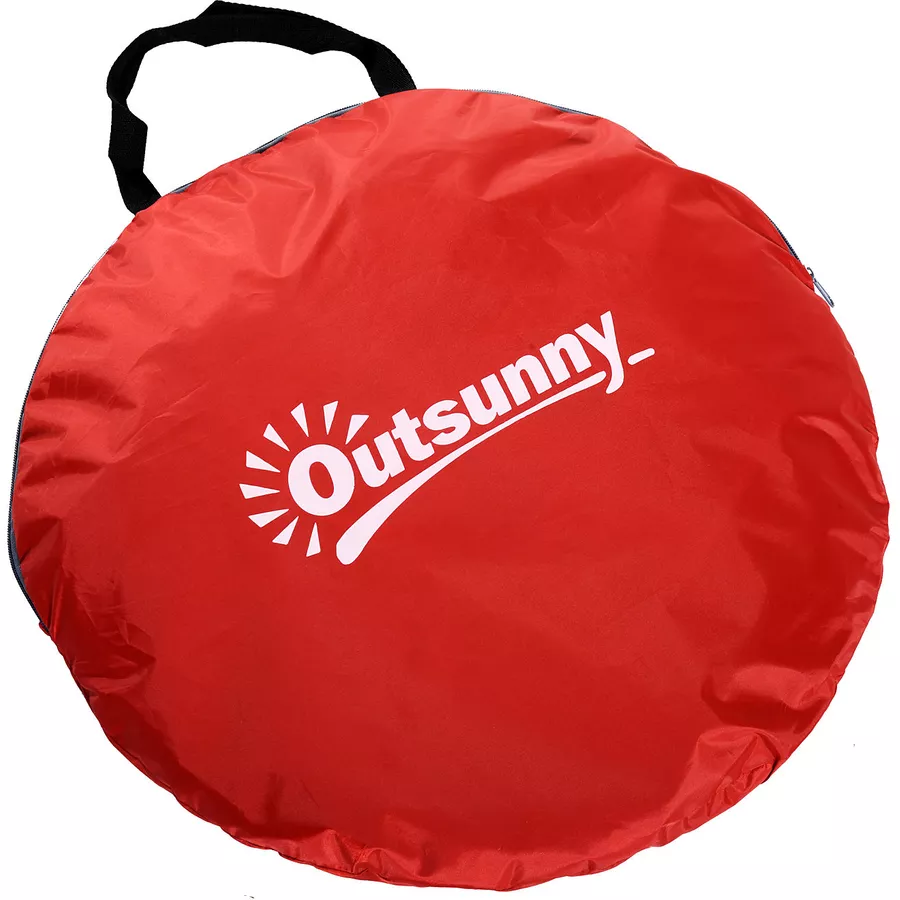Outsunny Pop-Up Zelt für 2 Personen rot