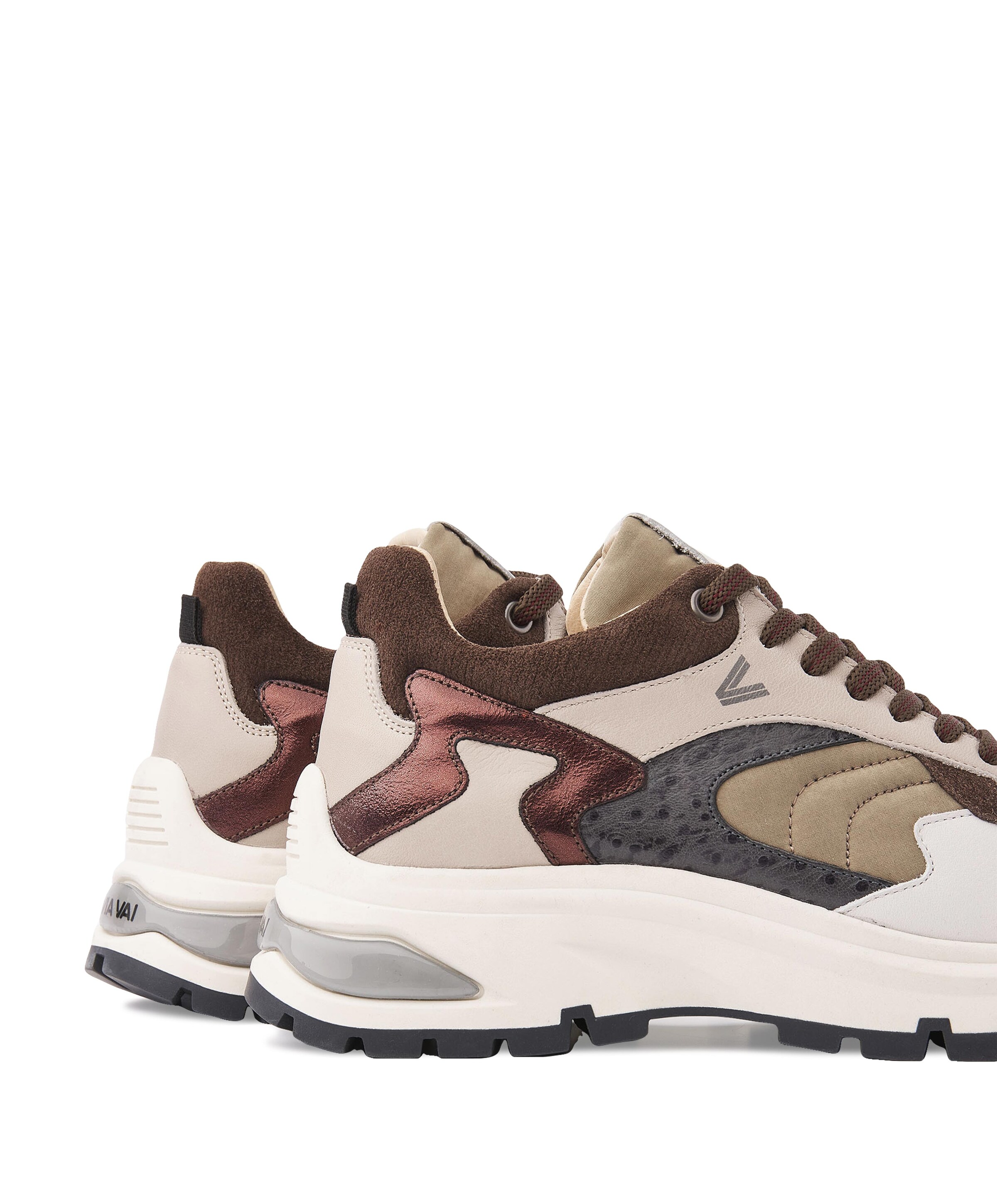 VIA VAI Liz Leighton dames sneakers beige