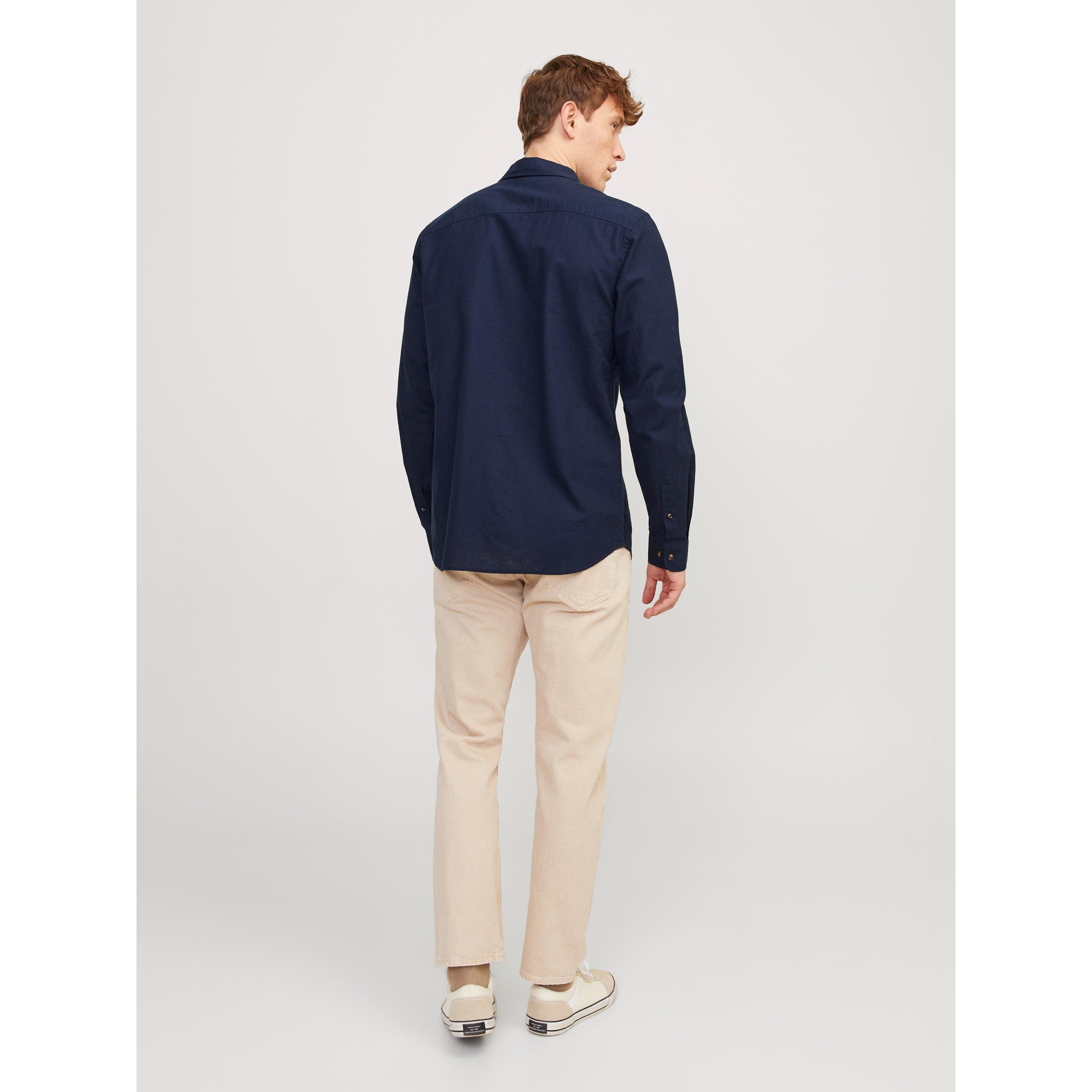 Jack and Jones JW Long Sleeve Linen Shirt