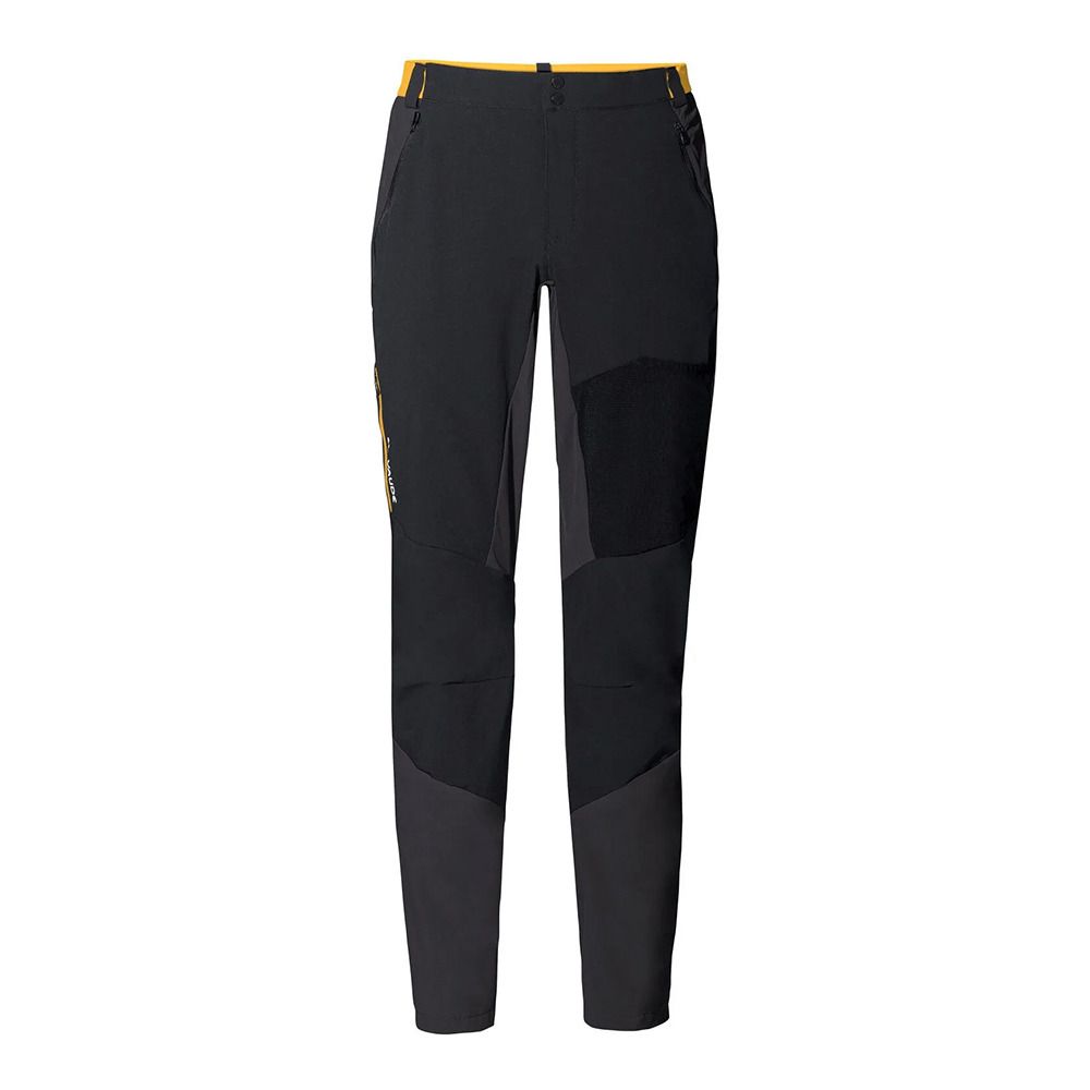 Vaude SCOPI III - Pantalon Homme black/yellow