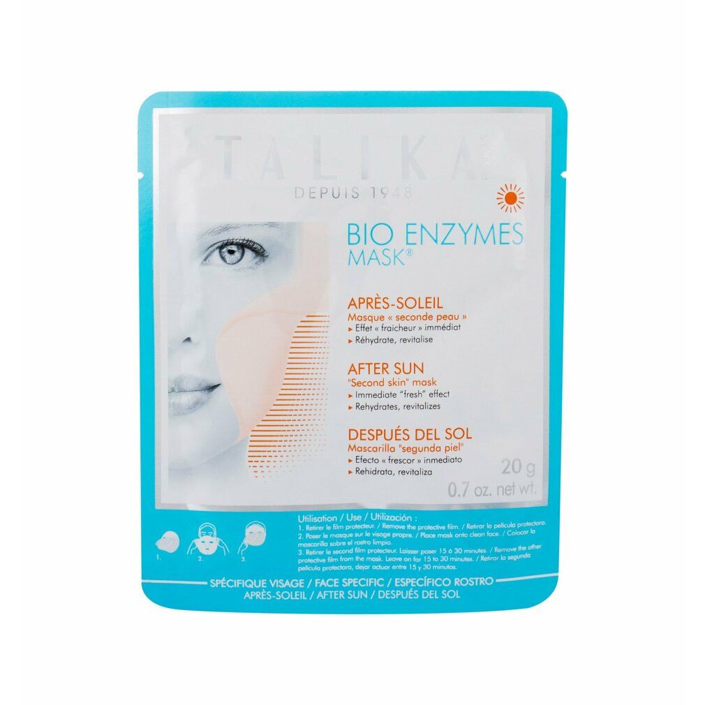 Talika Bio Enzymes After Sun Tuchmaske 1 Stück
