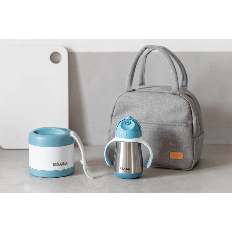 BEABA® Mahlzeit-Taschen Set On-the-go - windisches blau