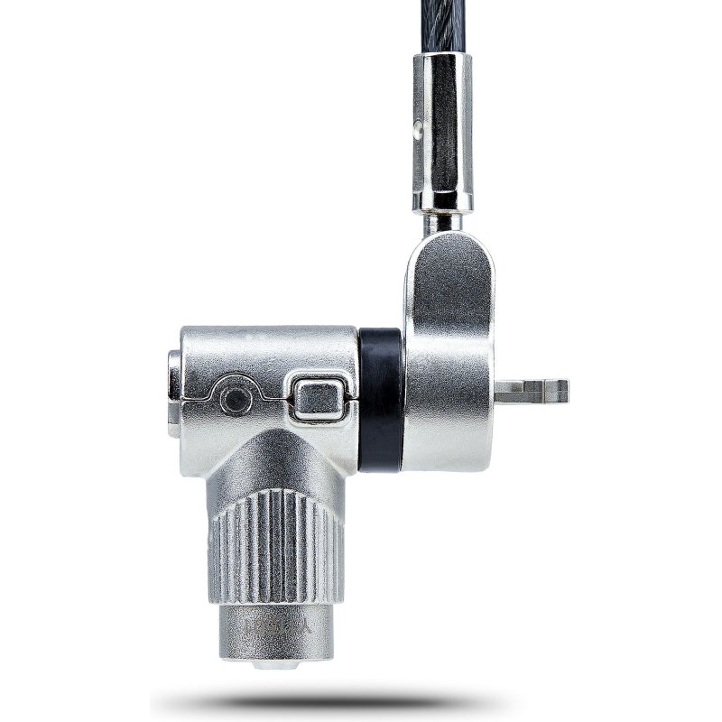 StarTech.com Antivol Universel 3-en-1 pour Ordinateur Portable, Câble de Verrouillage de 2m à Clé Maîtresse, Compatible avec Noble Wedge®/Nano/K-Slot, Serrure Universelle, Câble Antivol Résistant aux Coupures