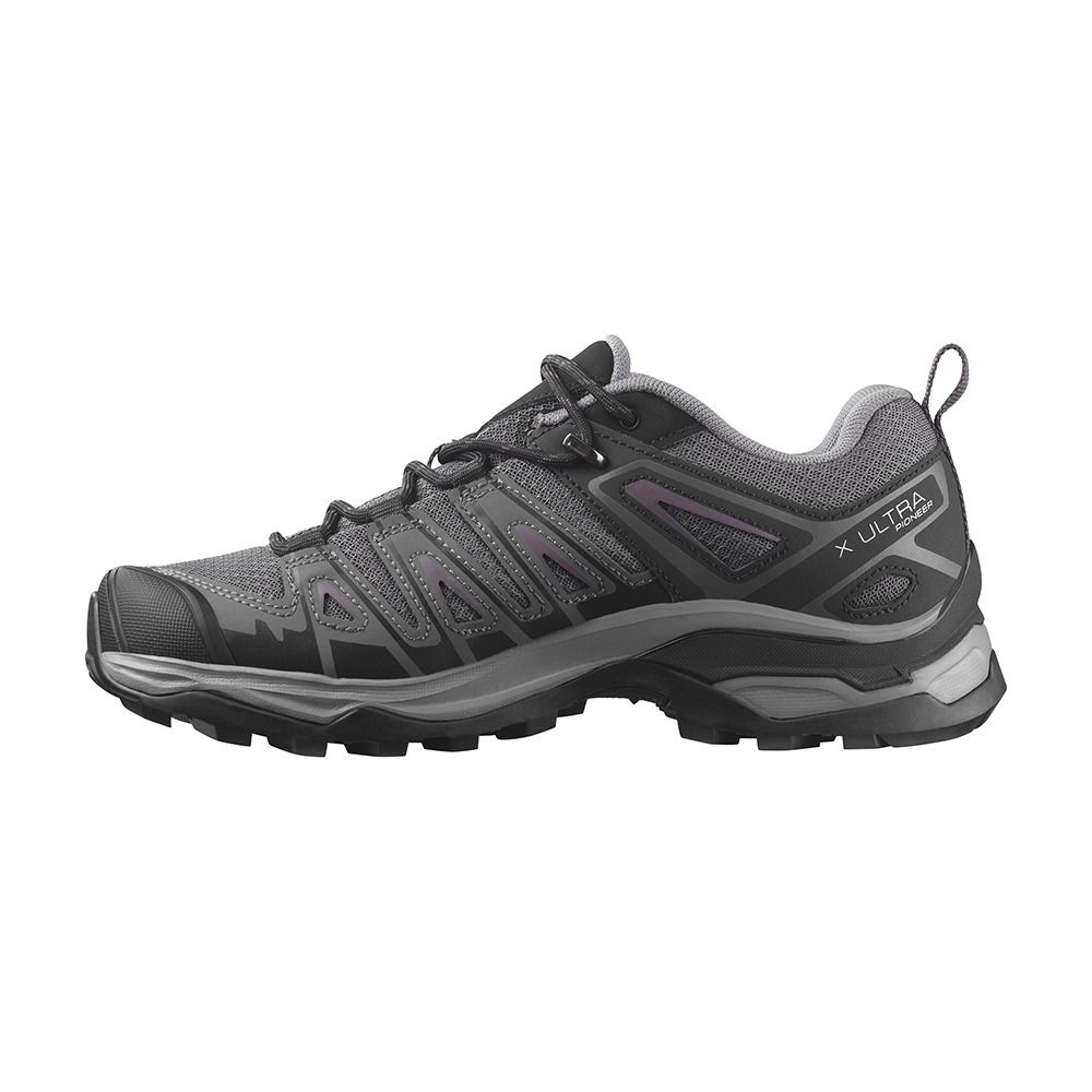 Salomon ULTRA PIONNIER AERO - Chaussures randonné Femme magnet/black/moonscape