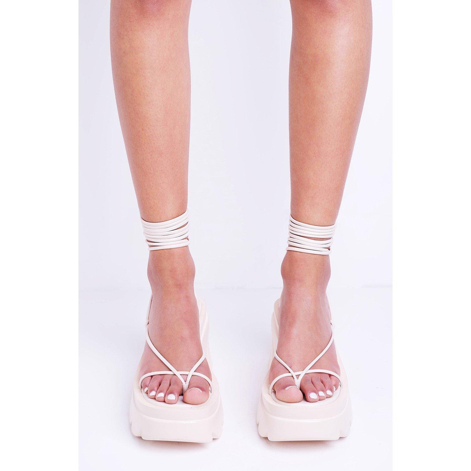 Chic Leg Tie Sandal Ld99